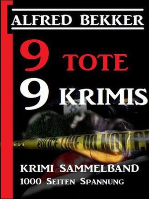 cover image of 9 Tote--9 Krimis